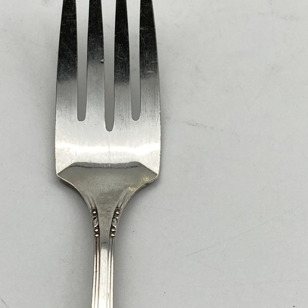Vintage 1939 Wm A Rogers Rio Salad Forks Set Of 4 Silverplate‎ Art Deco Classic